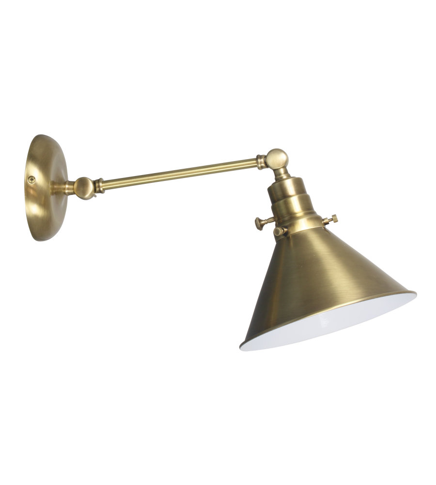 house of troy ot675 ab ms 1 light otis industrial wall lamp direct