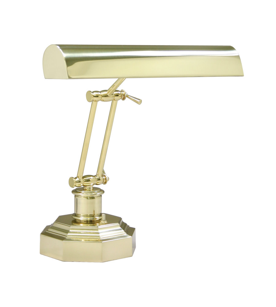 house of troy p14 203 2 light desk piano lamp 14 quot polished brass piano light