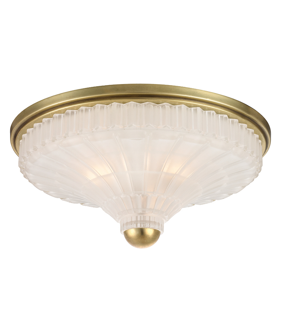 Hudson Valley 2516 Agb Paris 3 Light Flush Mount In Aged Brass Hudson Valley 2516 Agb Paris 3 Light Flush Mount In Aged Brass Foundrylighting Com