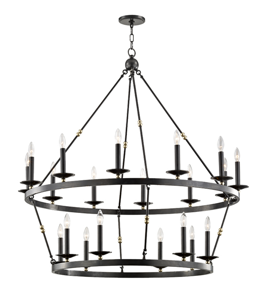 Hudson Valley 3247 Pn 20 Light Chandelier Lighting Ceiling Fans