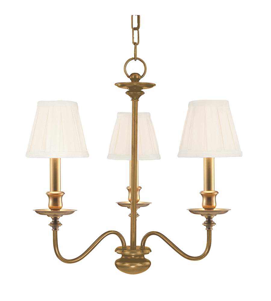 Hudson Valley 4033 Agb Menlo Park 3 Light Chandelier In Aged Brass Hudson Valley 4033 Agb Menlo Park 3 Light Chandelier In Aged Brass Foundrylighting Com