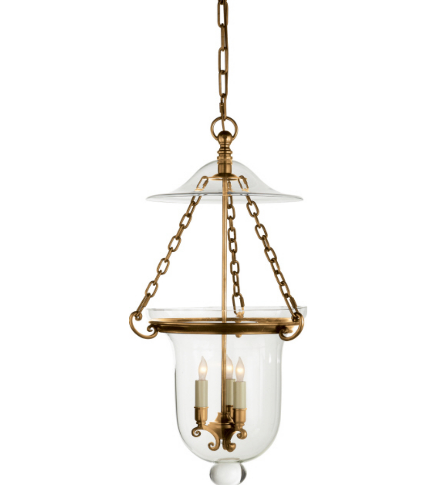 Visual Comfort CHC2101AB E. F. Chapman Classic Medium Smoke Bell