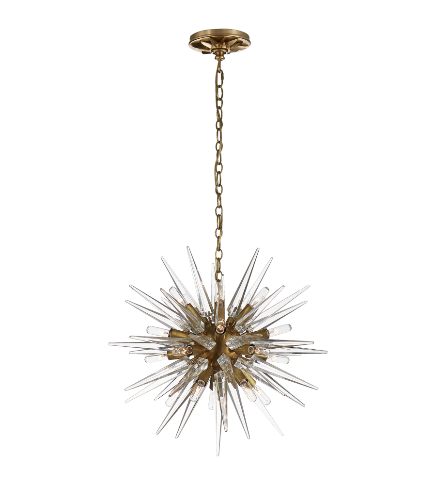 Visual Comfort Chc 5286ab Ca E F Chapman Modern Quincy Small Visual Comfort Chc 5286ab Ca E F Chapman Modern Quincy Small Sputnik Chandelier In Antique Burnished Brass With Clear Acrylic Foundrylighting Com