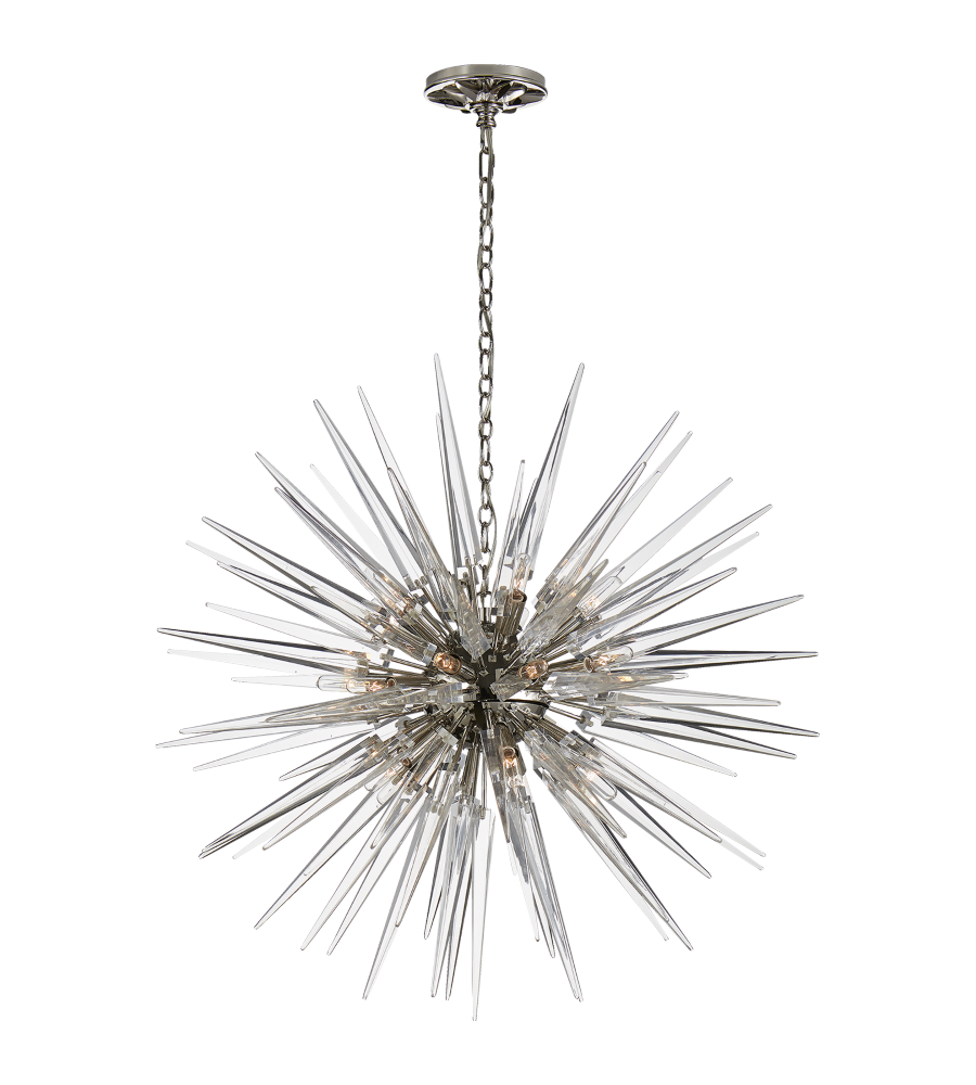 Visual Comfort Chc 5287pn Ca E F Chapman Modern Quincy Medium Visual Comfort Chc 5287pn Ca E F Chapman Modern Quincy Medium Sputnik Chandelier In Polished Nickel With Clear Acrylic Foundrylighting Com