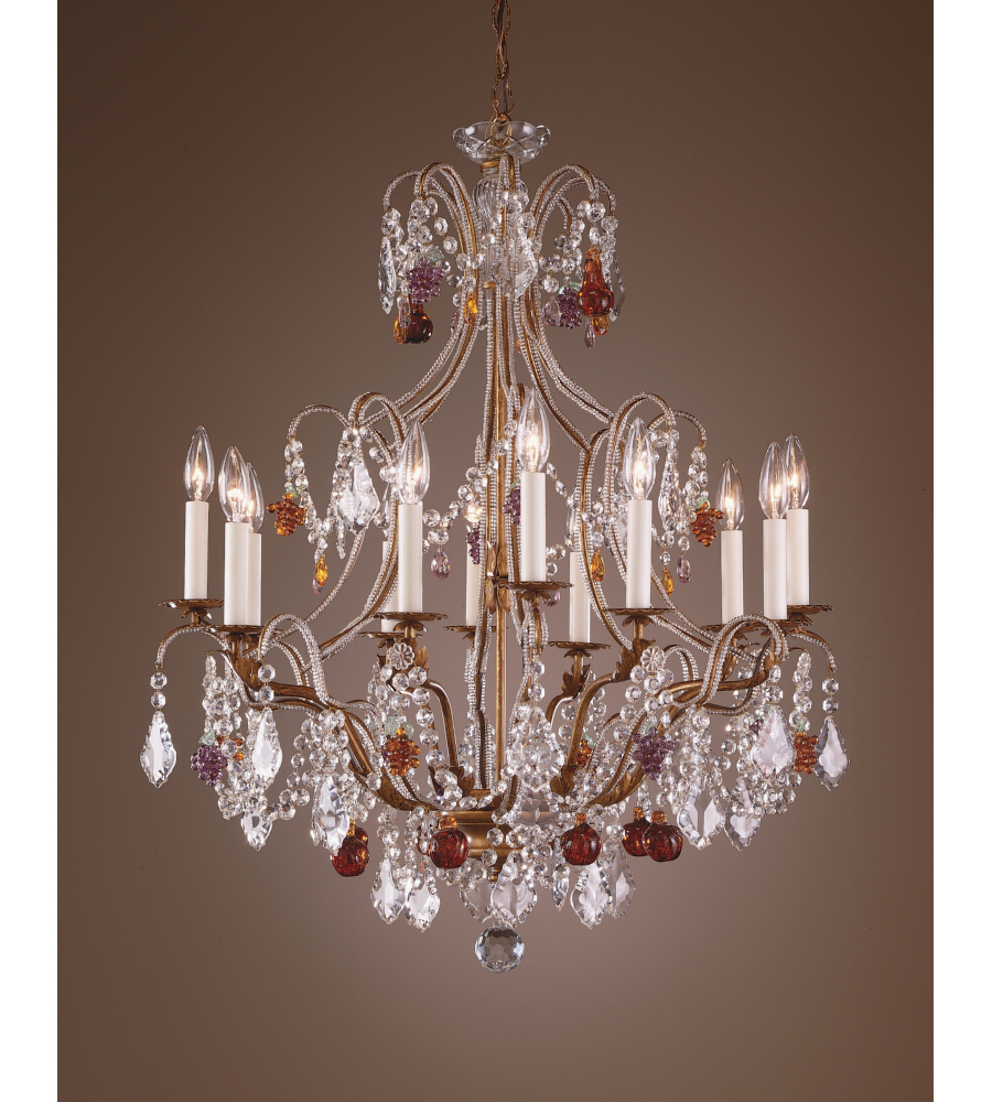 Wildwood Lamps 2898 Beaded Crystals Chandelier In Hand Made Wildwood Lamps 2898 Beaded Crystals Chandelier In Hand Made Twelve Lights Foundrylighting Com