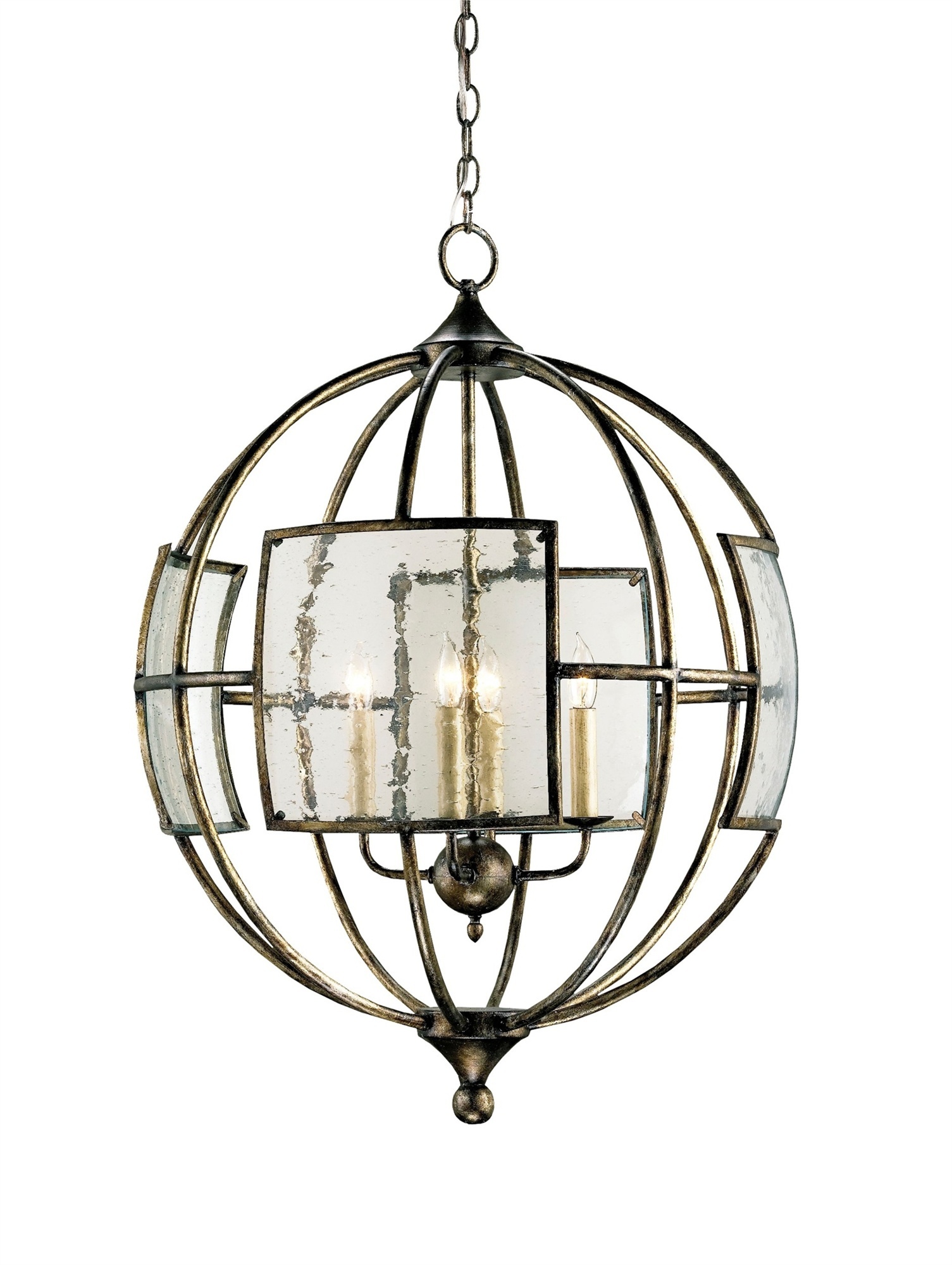 Currey Company 9750 Broxton Orb Chandelier In Pyrite Bronze Currey Company 9750 Broxton Orb Chandelier In Pyrite Bronze