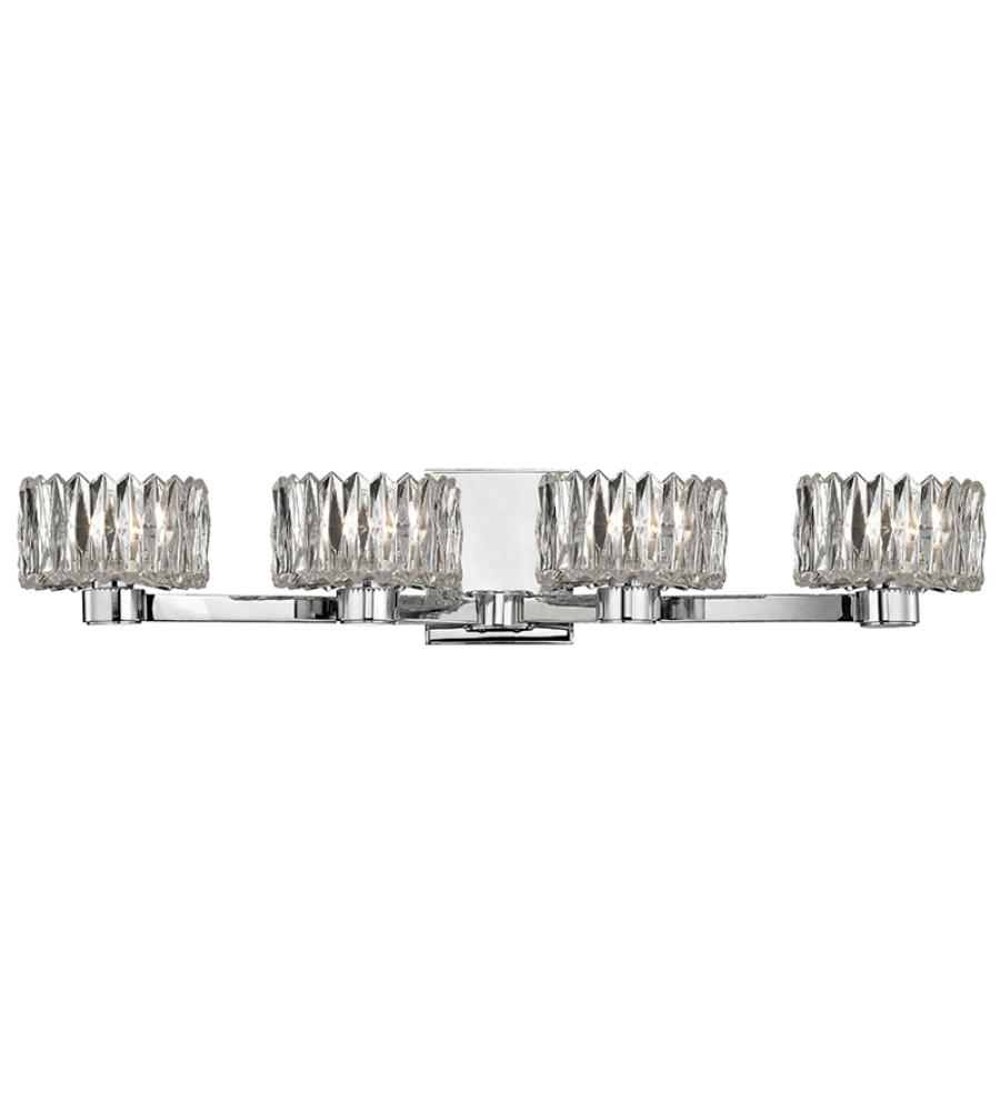 Hudson Valley 2174-PC Anson 4 Light Bath Bracket in Polished Chrome