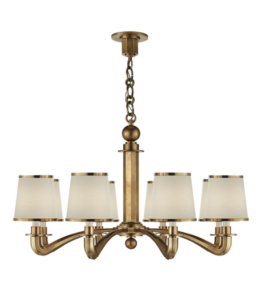 visual comfort chandelier white visual comfort arn 511habl aerin modern tuileries chandelier in handrubbed antique brass with linen shades visual comfort chandelier white visual comfort arn 511habl aerin modern tuileries chandelier in handrubbed antique brass with linen shades