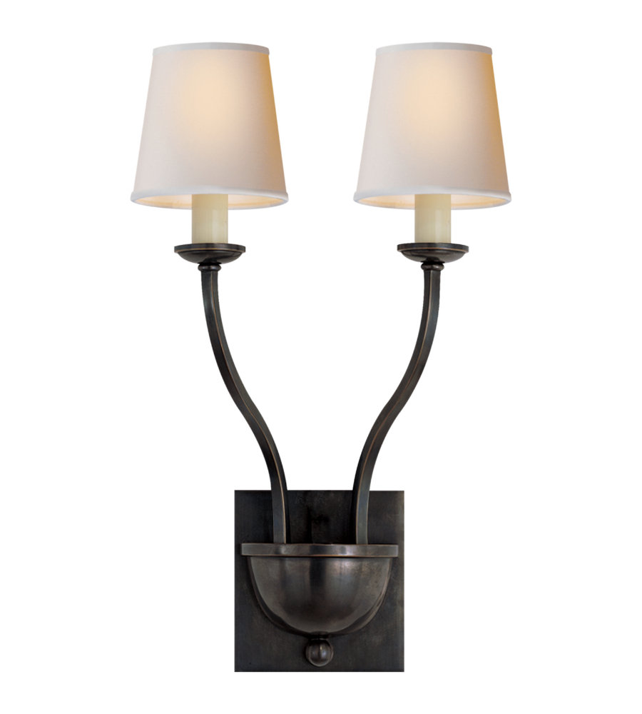 Visual Comfort CHD 1168BZ E. F. Chapman Casual Normandy Two-Light Sconce in Bronze ... Visual Comfort CHD 1168BZ E. F. Chapman Casual Normandy Two-Light Sconce in Bronze ...